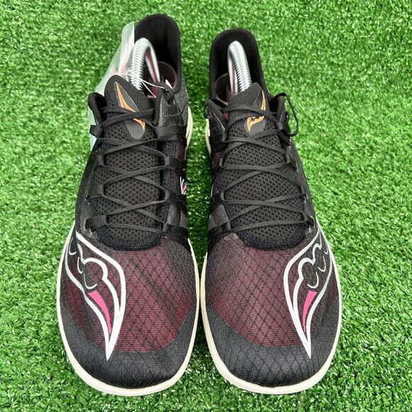 Saucony Terminal VT Cleats Women's 11 Black Vizi Distance Track Spikes S19101-85 - Picture 7 of 17